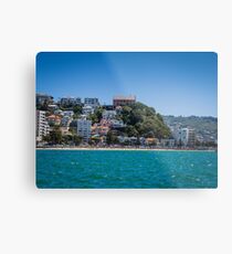 Oriental Bay Landscape Metal Print