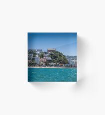 Oriental Bay Landscape Acrylic Block