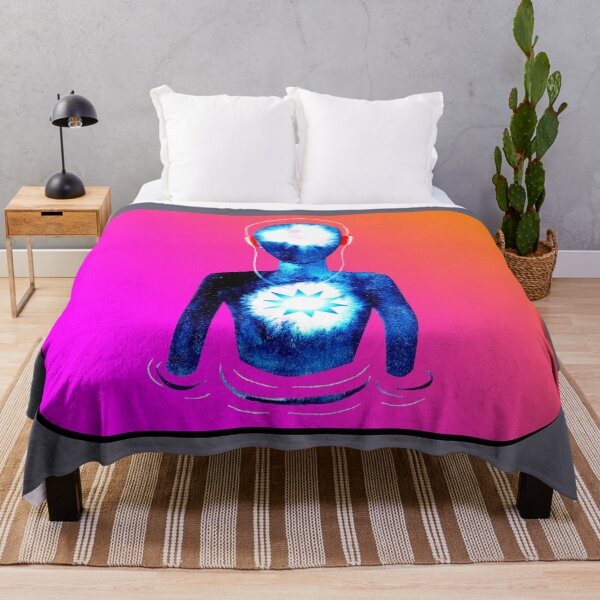 Item preview, Meditation Man w/ Headphones designed and sold by RealmsBeyond.