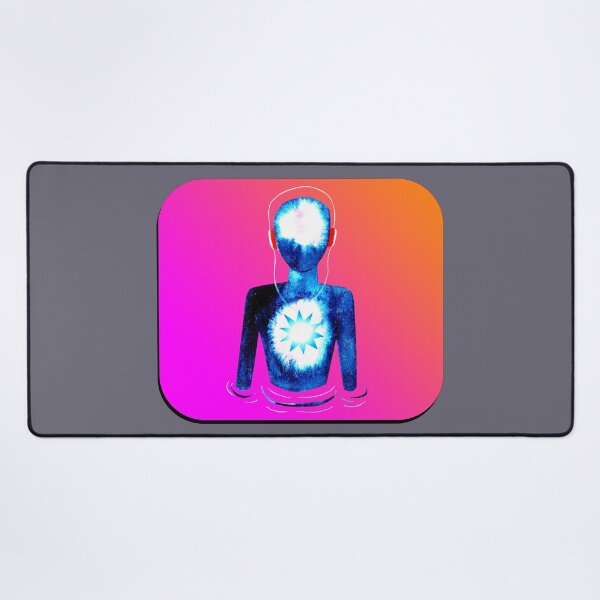 Item preview, Meditation Man w/ Headphones designed and sold by RealmsBeyond.