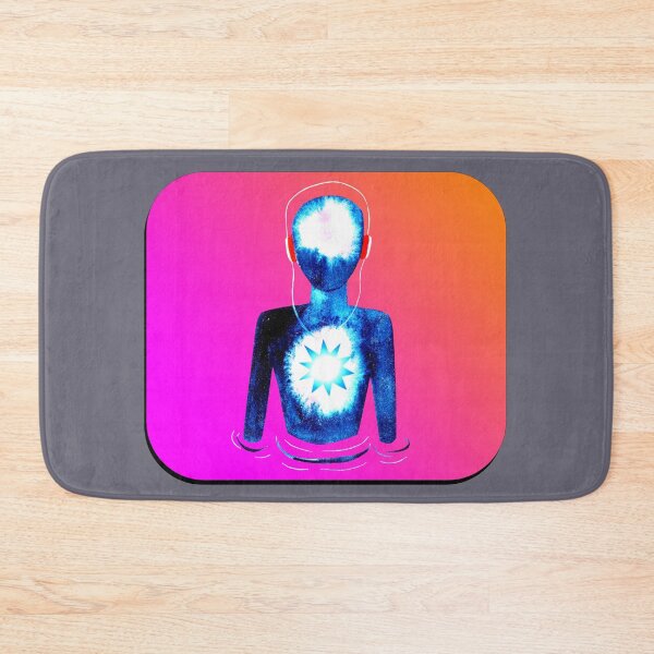 Item preview, Meditation Man w/ Headphones designed and sold by RealmsBeyond.