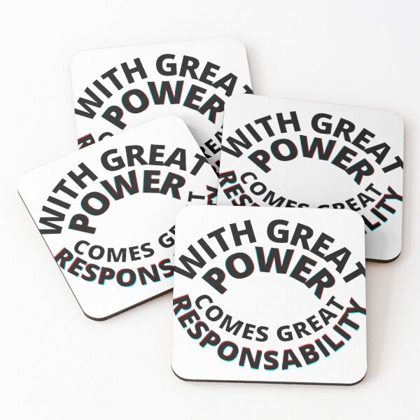 Item preview, With Great Power Comes Great Responsability designed and sold by Reiyamaa.