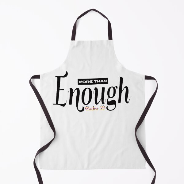 Item preview, More than Enough Psalm 23 - Christian Quote  designed and sold by Dailywalker22.