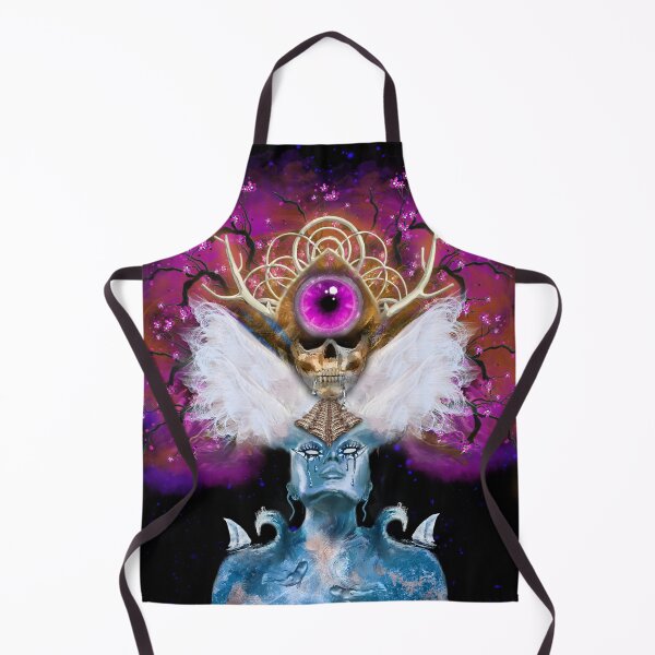 Item preview, Gaia Earth Goddess - Watercolor Boho Fine Art Nature Gift designed and sold by InkyGenies.