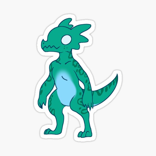 Teal Kobold Sticker For Sale By Cloudsofteeth Redbubble