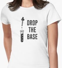 Drop the Bass Chemistry Base Women's Fitted T-Shirt
