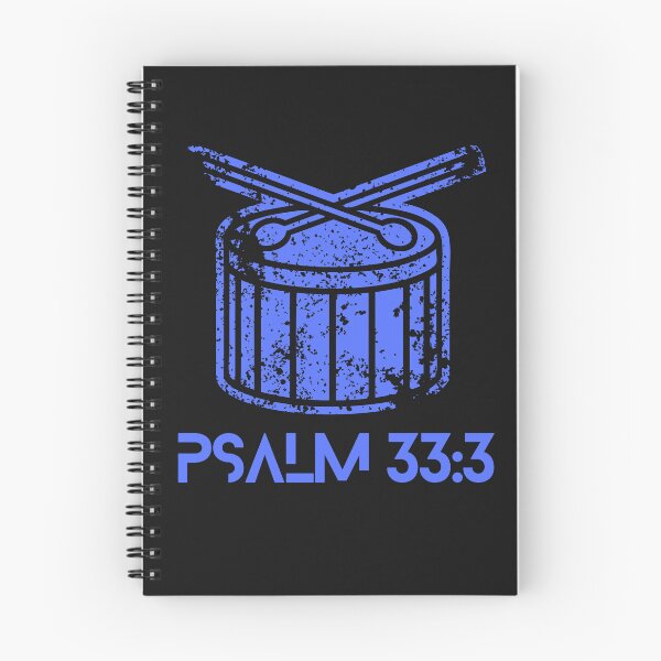 Item preview, Play Skilfully Psalm 33:3  Drums designed and sold by TeeRedeemed.