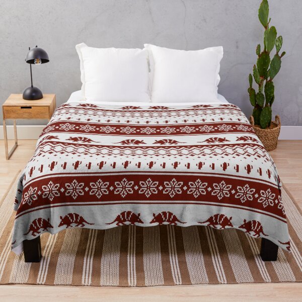 Item preview, Holiday Armadillo pattern bordo designed and sold by Jana Šlesaríková.