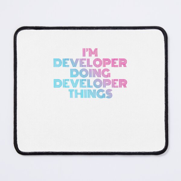 Item preview, I'm Developer Doing Developer Things Retro Neon designed and sold by SVPOD.