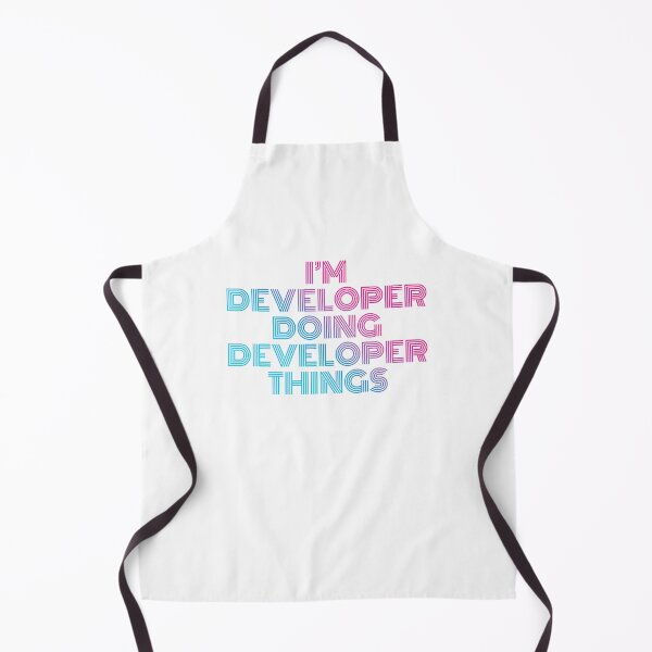 Item preview, I'm Developer Doing Developer Things Retro Neon designed and sold by SVPOD.