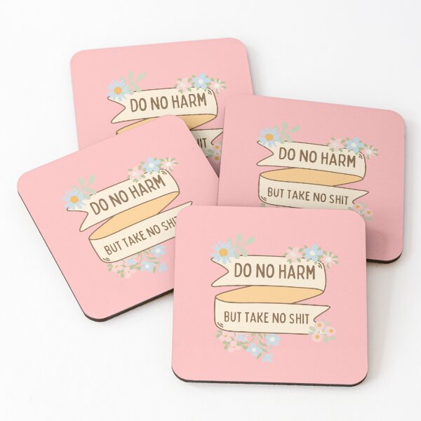 Item preview, Do no harm but take no shit designed and sold by SunriseAndHoney.
