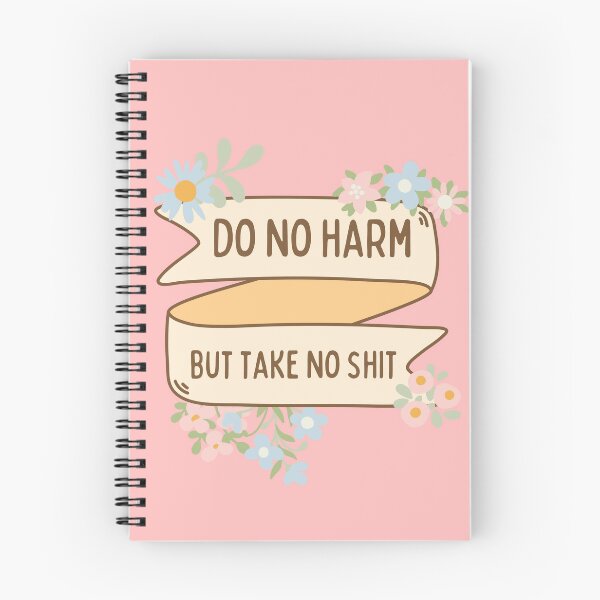 Item preview, Do no harm but take no shit designed and sold by SunriseAndHoney.