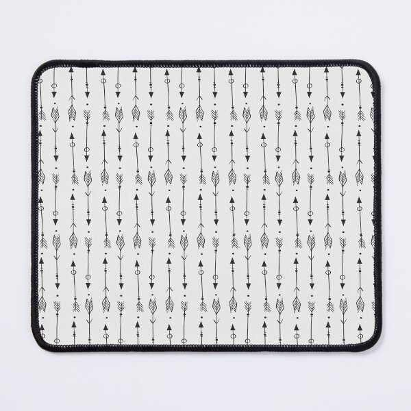 Item preview, Black And White Doodle Arrows Pattern designed and sold by MakeitMelo.