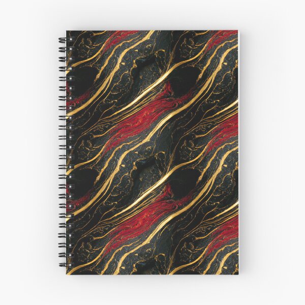 Item preview, Black and Red marble pattern, Lava marbling pattern designed and sold by TreasuryOE.