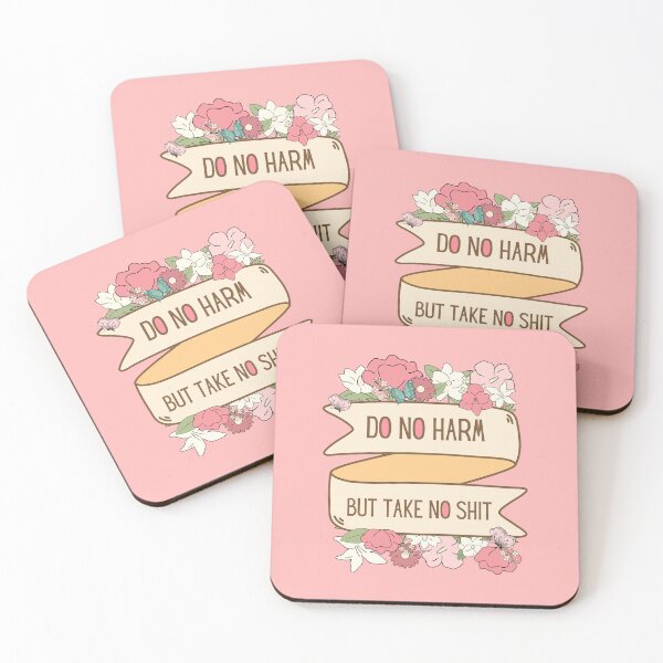 Item preview, Do no harm but take no shit designed and sold by SunriseAndHoney.