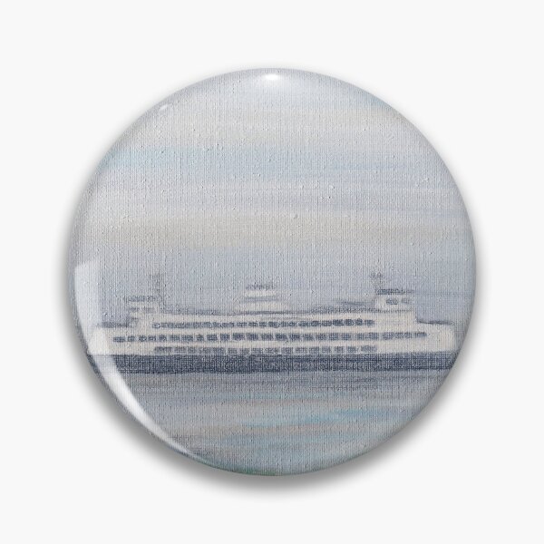 Item preview, Foggy Ferry Painting designed and sold by Art by Kirsten Sneath.