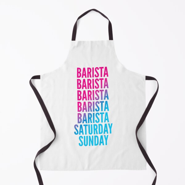 Item preview, Barista work week for Baristas designed and sold by SVPOD.
