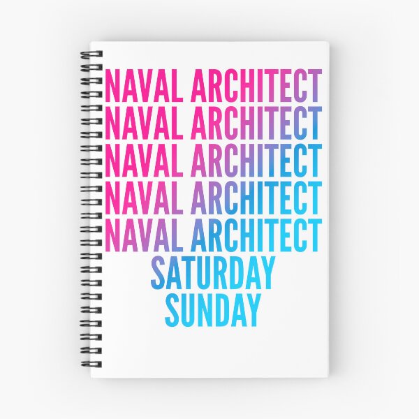 Item preview, Naval Architect work week for Naval Architects designed and sold by SVPOD.
