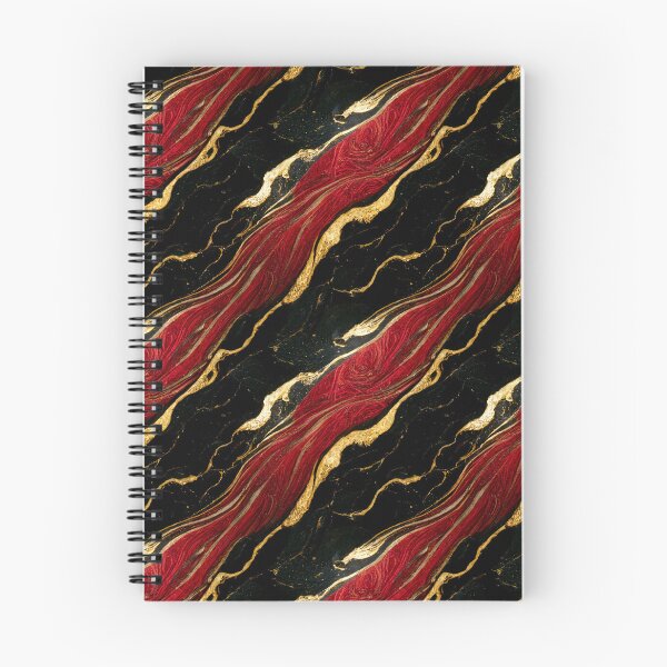 Item preview, Black and Red marble pattern, Lava marbling pattern designed and sold by TreasuryOE.