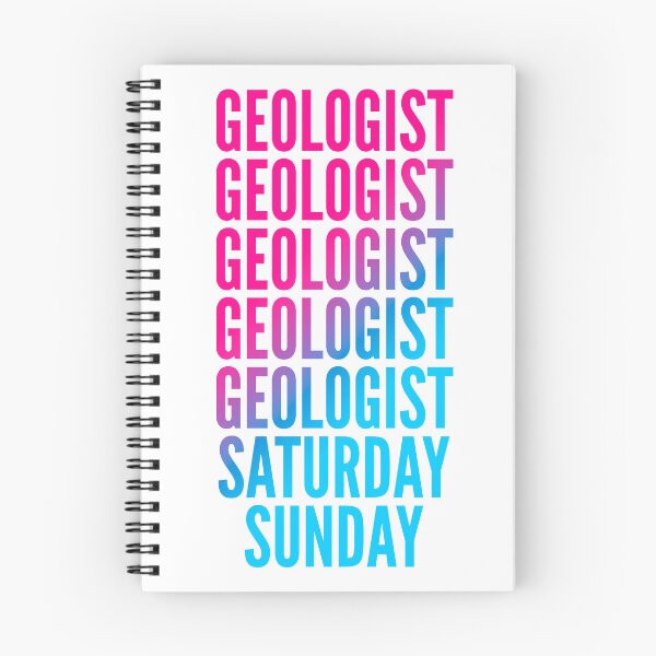 Item preview, Geologist work week for Geologists designed and sold by SVPOD.
