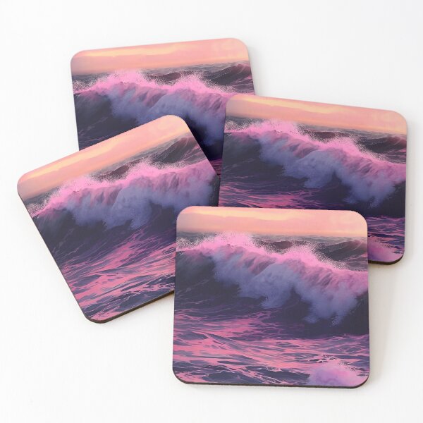 Item preview, Pink Ocean Waves designed and sold by john-ess.