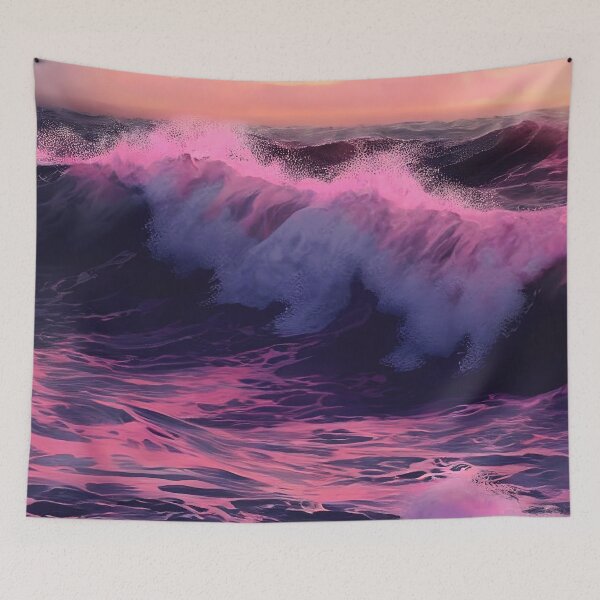 Item preview, Pink Ocean Waves designed and sold by john-ess.