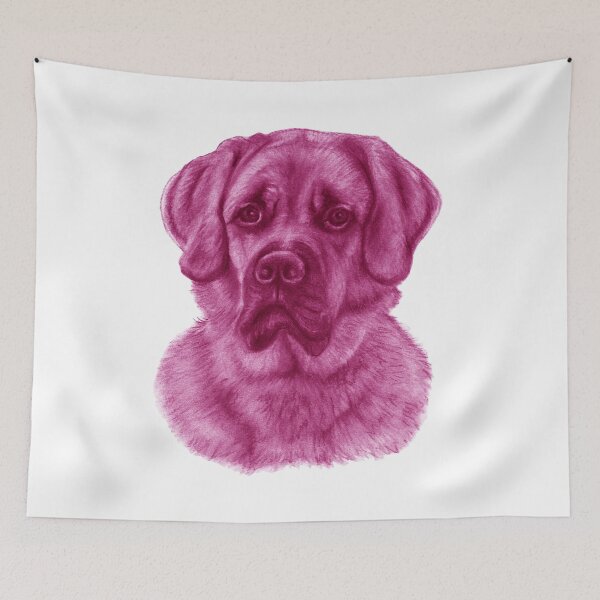 Item preview, Big Ginger Dog - Pink Colorized Version designed and sold by SylvieG18.