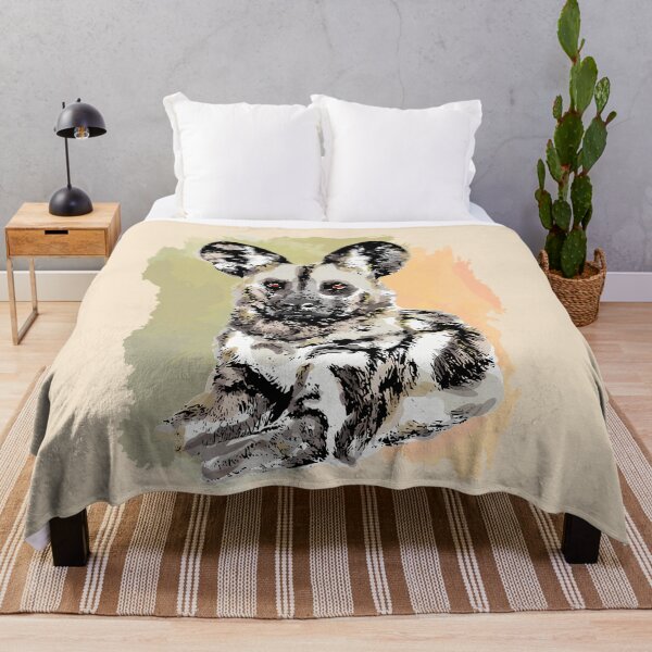 Item preview, Painted Dog Watercolor on Splash of Color for Painted Dog Fans designed and sold by Scotch Macaskill.