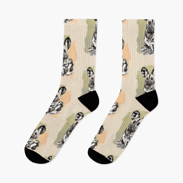 Item preview, Painted Dog Watercolor on Splash of Color for Painted Dog Fans designed and sold by Scotch Macaskill.