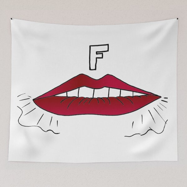Item preview, F Lips designed and sold by Nalinne Jones.