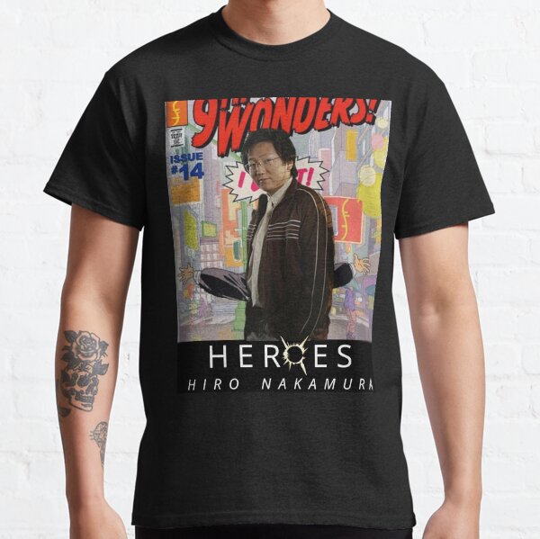 VINTAGE HEROES TV SHOW MOVIE PROMO NBC 2024 HIRO NAKAMURA T-SHIRT