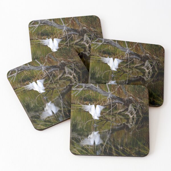 Item preview, Florida White Heron Take Off designed and sold by nbrandsberg.
