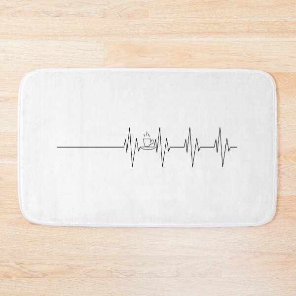 Item preview, Coffe heartbeat Shirt love coffe designed and sold by Hatlof.