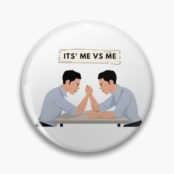 Item preview, It's me VS me  designed and sold by drive-to-sucess.