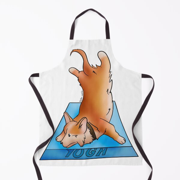 Item preview, Corgi Yoga Pose designed and sold by Heather van der Dys.