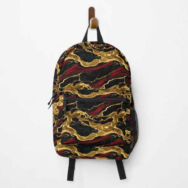 Item preview, Black and Red marble pattern, Lava marbling pattern designed and sold by TreasuryOE.