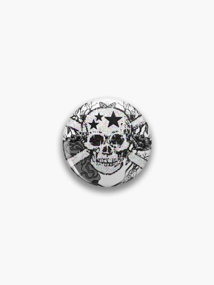 y2k skull print