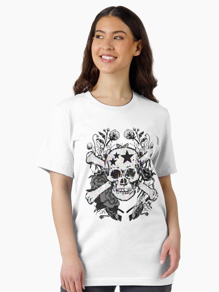 y2k skull design トップス　Tシャツ Vintage Y2K Skull Skeleton T-Shirt Size 3XL Grunge Skulls