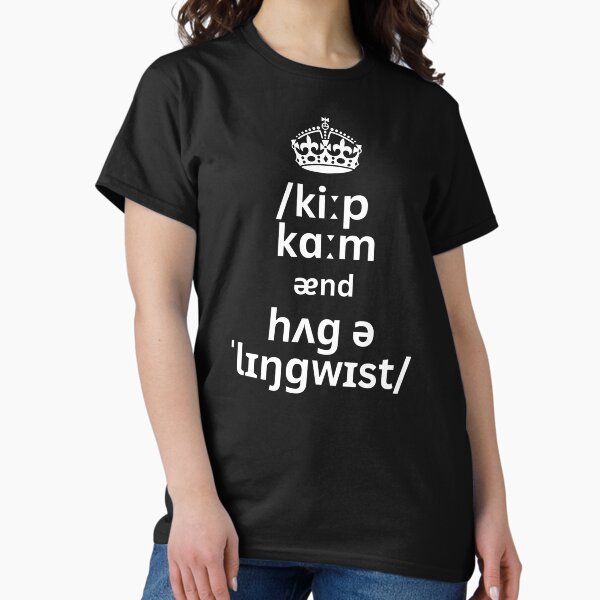 Item preview, Keep Calm And Hug A Linguist designed and sold by Schandre.