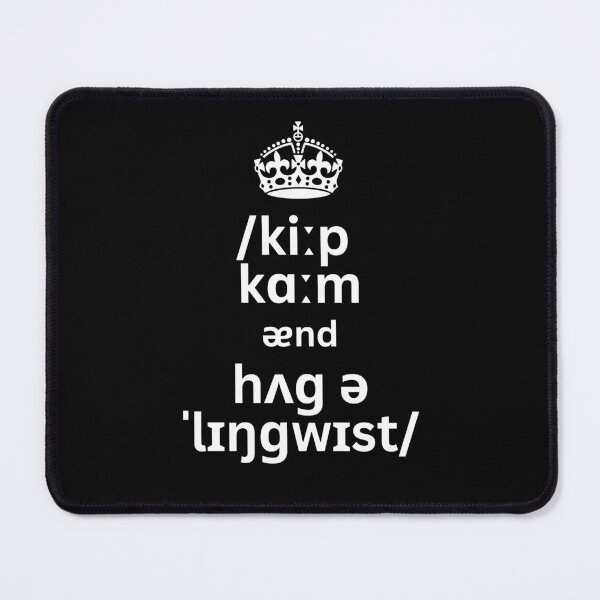 Item preview, Keep Calm And Hug A Linguist designed and sold by Schandre.