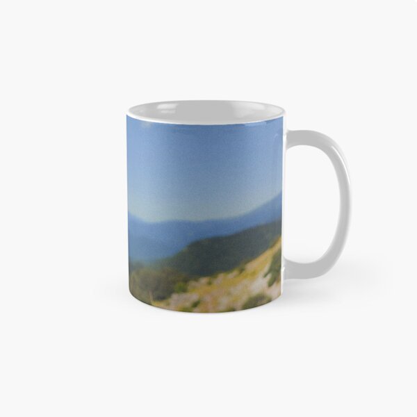 Item preview, Beautiful mountain landscape with yellow flower designed and sold by SunriseAndHoney.