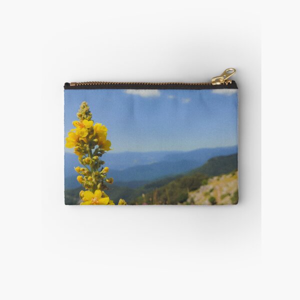 Item preview, Beautiful mountain landscape with yellow flower designed and sold by SunriseAndHoney.