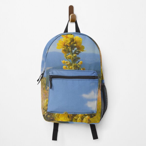Item preview, Beautiful mountain landscape with yellow flower designed and sold by SunriseAndHoney.