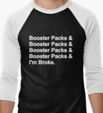 MTG - Magic the Gathering - yugioh- pokemon - booster pack Men's Baseball ¾ T-Shirt