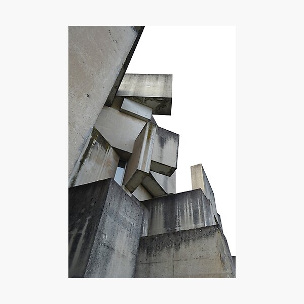 Item preview, Brutalist Concrete Building designed and sold by Voltariq.