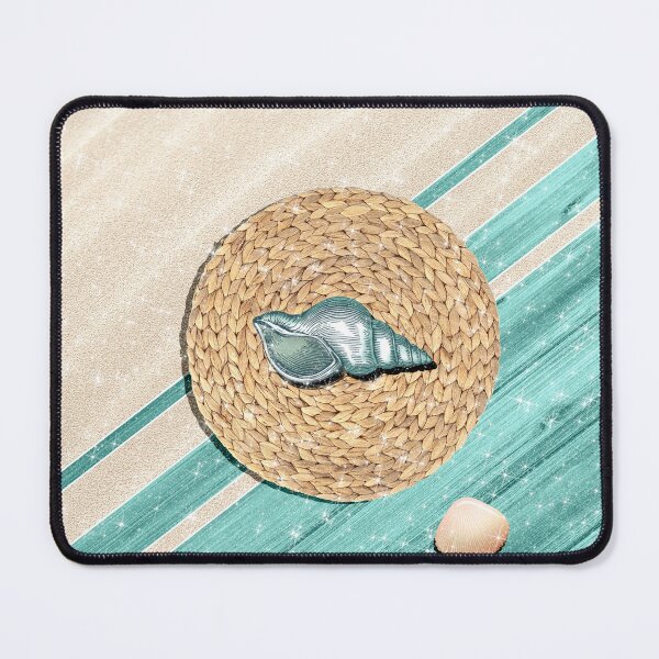 Item preview, Boho Retro Beach Wood Sand and Braided Woven Blue Summer  designed and sold by Jolly-Yosei.