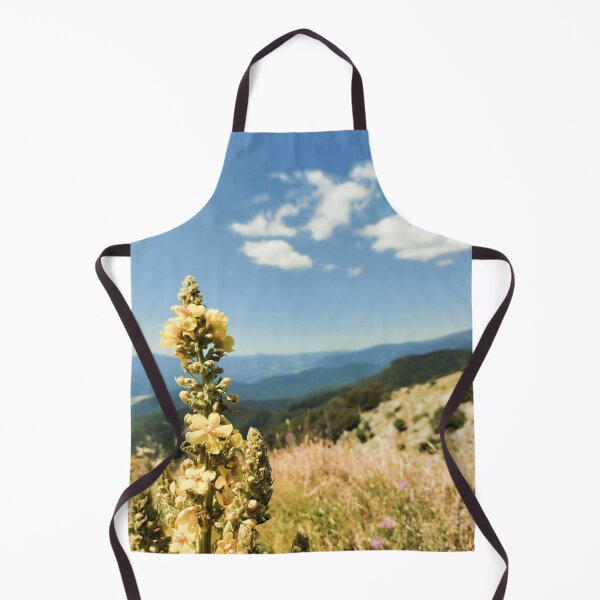 Item preview, Beautiful mountain landscape with yellow flower designed and sold by SunriseAndHoney.