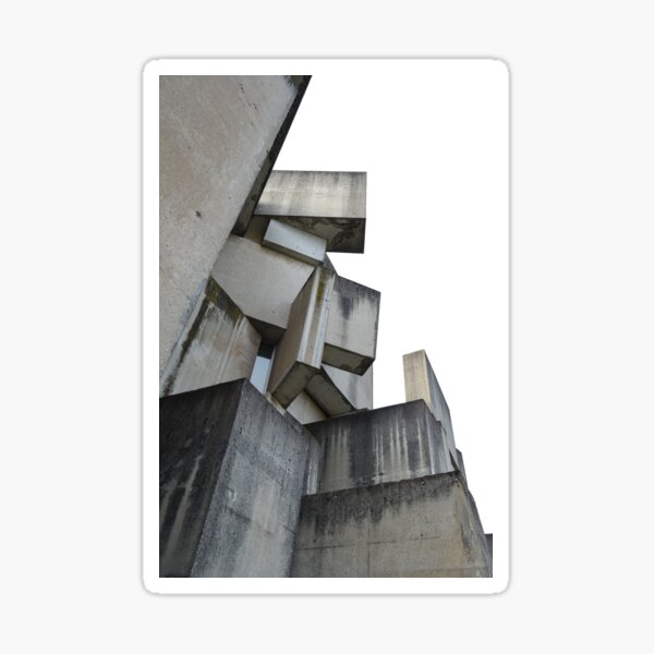 Item preview, Brutalist Concrete Building designed and sold by Voltariq.