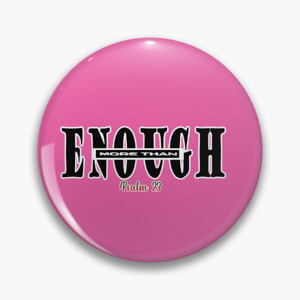 Item preview, More than Enough Psalm 23 - Christian Quote  designed and sold by Dailywalker22.