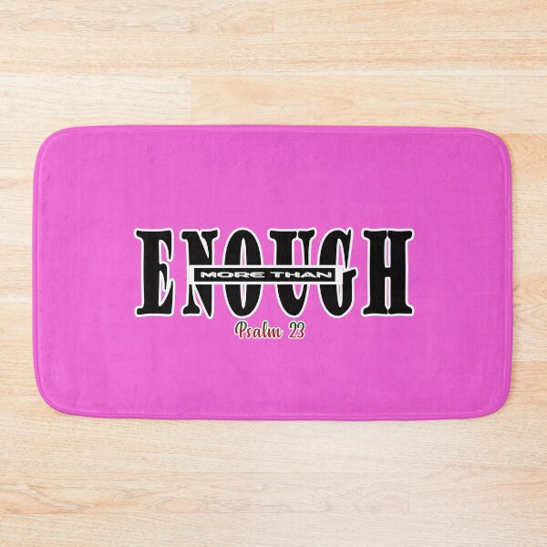 Item preview, More than Enough Psalm 23 - Christian Quote  designed and sold by Dailywalker22.